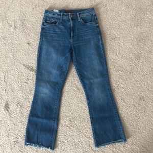 MOTHER, Insider Crop Step Fray,Wild Game, size 25